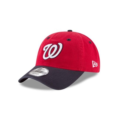 Red Washington Nationals Hat - New Era MLB Core Fit Alt 2 49FORTY Fitted Caps USA8749350